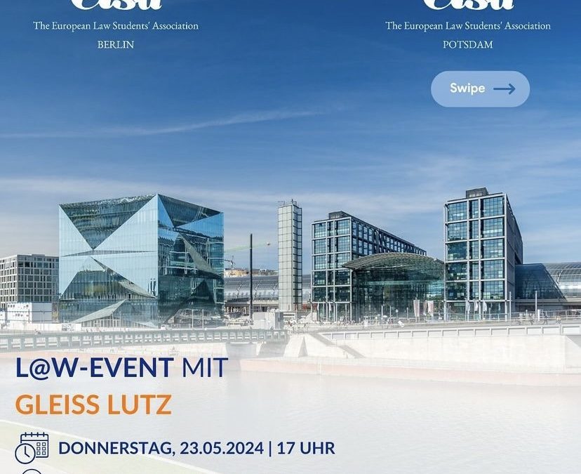 L@w-Event mit Gleiss Lutz