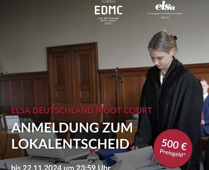 Anmeldung Lokalentscheid EDMC bis 22.11.24